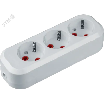 Колодка NCA-BL01-03-E-WH 3гн с/з пластик