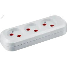 Колодка NCA-BL01-03-X-WH 3гн б/з пластик