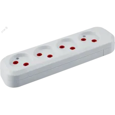 Колодка NCA-BL01-04-X-WH 4гн б/з пластик