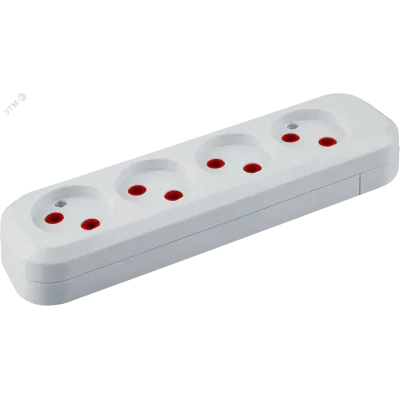 Колодка NCA-BL01-04-X-WH 4гн б/з пластик