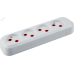 Колодка NCA-BL01-04-X-WH 4гн б/з пластик