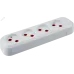 Колодка NCA-BL01-04-X-WH 4гн б/з пластик