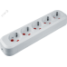 Колодка NCA-BL01-05-E-WH 5гн с/з пластик Колодка NCA-BL01-05-E-WH 5гн с/з пластик
