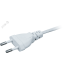 Шнур NPS-FS01-170-2x0.5WH 1.7м с выключателем белый