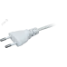 Шнур NPS-FS01-170-2x0.5WH 1.7м с выключателем белый