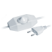 Шнур NPS-FS02-170-2x0.5WH 1.7м с выключателем диммером белый Шнур NPS-FS02-170-2x0.5WH 1.7м с выключателем диммером белый