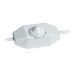 Шнур NPS-FS02-170-2x0.5WH 1.7м с выключателем диммером белый