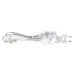 Шнур NPS-FS01-170-2x0.5-TR 1.7м с выключателем прозрачный