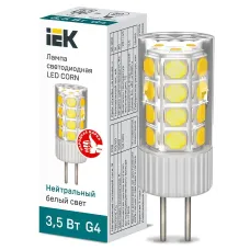 Лампа LED CORN капсула 3,5Вт 230В 4000К керамика G4 IEK
