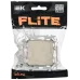 FLITE Выключатель 1-клавишный 10А ВС11-1-0-ФлШ шампань IEK