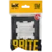 BRITE Рамка 1 пост РУ-1-БрГ графит