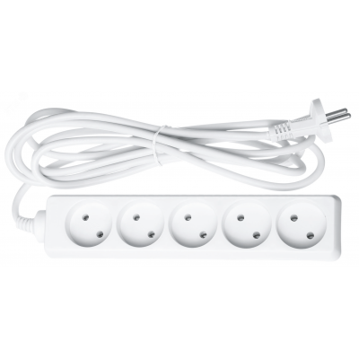Удлинитель Navigator 61 311 NPE-S-05-300-X-2x1 без заземления 5 гн. 3м 16А ПВС 2х1.00