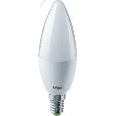 Лампа светодиодная LED 8.5вт Е14 белый матовая свеча