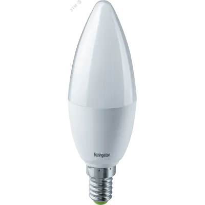 Лампа светодиодная LED 8.5вт Е14 белый матовая свеча