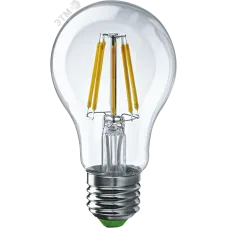 Лампа светодиодная LED 8вт Е27 белый FILAMENT