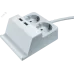Удлинитель бытовой с заземлением 2 USB, подставка для телефона, 1,5м