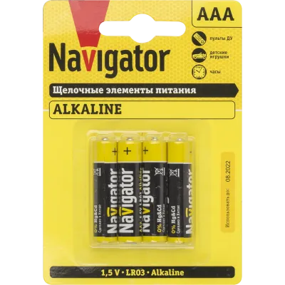 Элемент питания Navigator 61 462 NBT-NPE-LR03-BP4