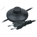 Шнур NPS-FS01-170-2x0.5-BL 1.7м с выключателем черный Шнур NPS-FS01-170-2x0.5-BL 1.7м с выключателем черный