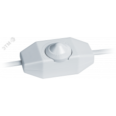 Шнур NPS-FS02-170-2x0.5-WH 1.7м с дим.выкл.бел.Nav