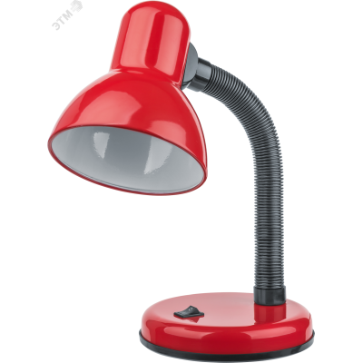 Светильник настольный NDF-D026-60W-R-E27 на основании красный