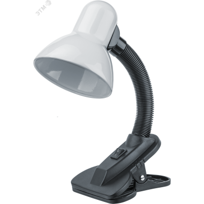 Светильник настольный NDF-C011-60W-WH-E27 на прищепке белый