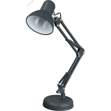 Светильник настольный NDF-D023-60W-BL-E27 на основании черный