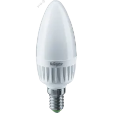 Лампа светодиодная LED 7вт Е14 теплый 3STEPDIмм матовая свеча