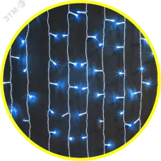 Гирлянда светодиодная новогодняя NGF-C01-357B-8-2x1.5m-230-TR-IP20