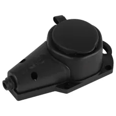 Колодка ЭРА KX-1e-B-IP44 каучуковая с заземлением 1 розетка 16A IP44 черная
