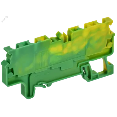 ARMAFIX Клемма пружинная CX2.5-4 PE 2,5мм2 четырехконтактная заземляющая IEK