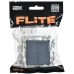 FLITE Выключатель 2-клавишный 10А ВС12-1-0-ФлМ маренго IEK