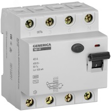 УЗО ВД1-63 4Р 40А 100мА GENERICA