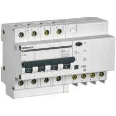 Диф.автомат АД14 4Р 63А 100мА GENERICA