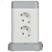 DOMINIC Удлинитель У08K 8 мест 2P+PE 1,5м 3х1,0мм2 16А/250В USB A+C 20Вт серый IEK