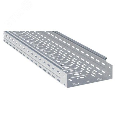 Лоток перфорированный металлический 300х80х3000 EKF