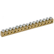 TEKFOR Шина нулевая сечение 6х9 15 отв. IEK