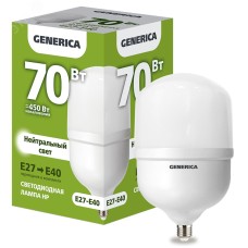 Лампа LED HP 70Вт 230В 4000К E27-E40 GENERICA