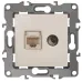 12-3110-02 ЭРА Розетка комбинированная RJ45+TV, IP20, Эра12, слоновая кость (10/100/3200) 12-3110-02 ЭРА Розетка комбинированная RJ45+TV, IP20, Эра12, слоновая кость (10/100/3200)