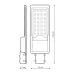 "Светильник Уличный Gauss LED Avenue IP65 546*170*67 150W 15 000lm 5000K 190-250V КСС ""Ш"" 1/5"