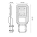 "Светильник Уличный Gauss LED Avenue IP65 327*136*63 50W 5000lm 6500K 200-240V КСС ""Ш"" 1/4"