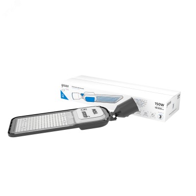 "Светильник Уличный Gauss LED Qplus IP65 535*260*64 150W 18000lm 5000K 120-260V КСС ""Ш"" 1/2"