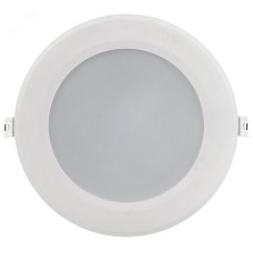 Светильник LED ДВО 1715 белый круг 15Вт 4000К IP40 IEK