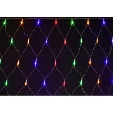 Гирлянда сеть 1,5х1,5 160RGB IP20 прозрачный 230В кон. 8 IEK