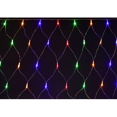 Гирлянда сеть 1,5х1,5 160RGB IP20 прозрачный 230В кон. 8 IEK