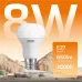 Лампа Gauss Elementary R63 8W 650lm 3000K Е27 LED 1/10/50