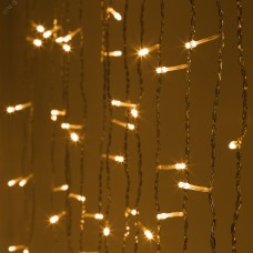 Светодиодная новогодняя гирлянда Intro Holiday INZL-01W занавес 3*2 метра теплый белый 240 led 220 в