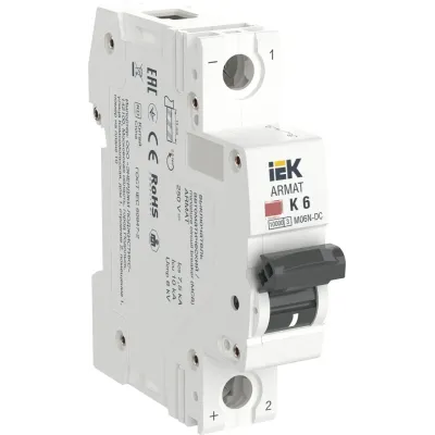 ARMAT Авт. выкл. M06N-DC 1P K 6А IEK