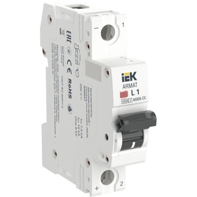 ARMAT Авт. выкл. M06N-DC 1P L 1А IEK