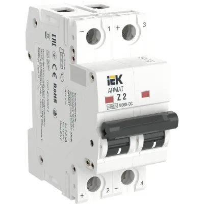 ARMAT Авт. выкл. M06N-DC 2P Z 2А IEK