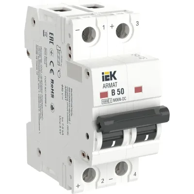 ARMAT Авт. выкл. M06N-DC 2P B 50А IEK